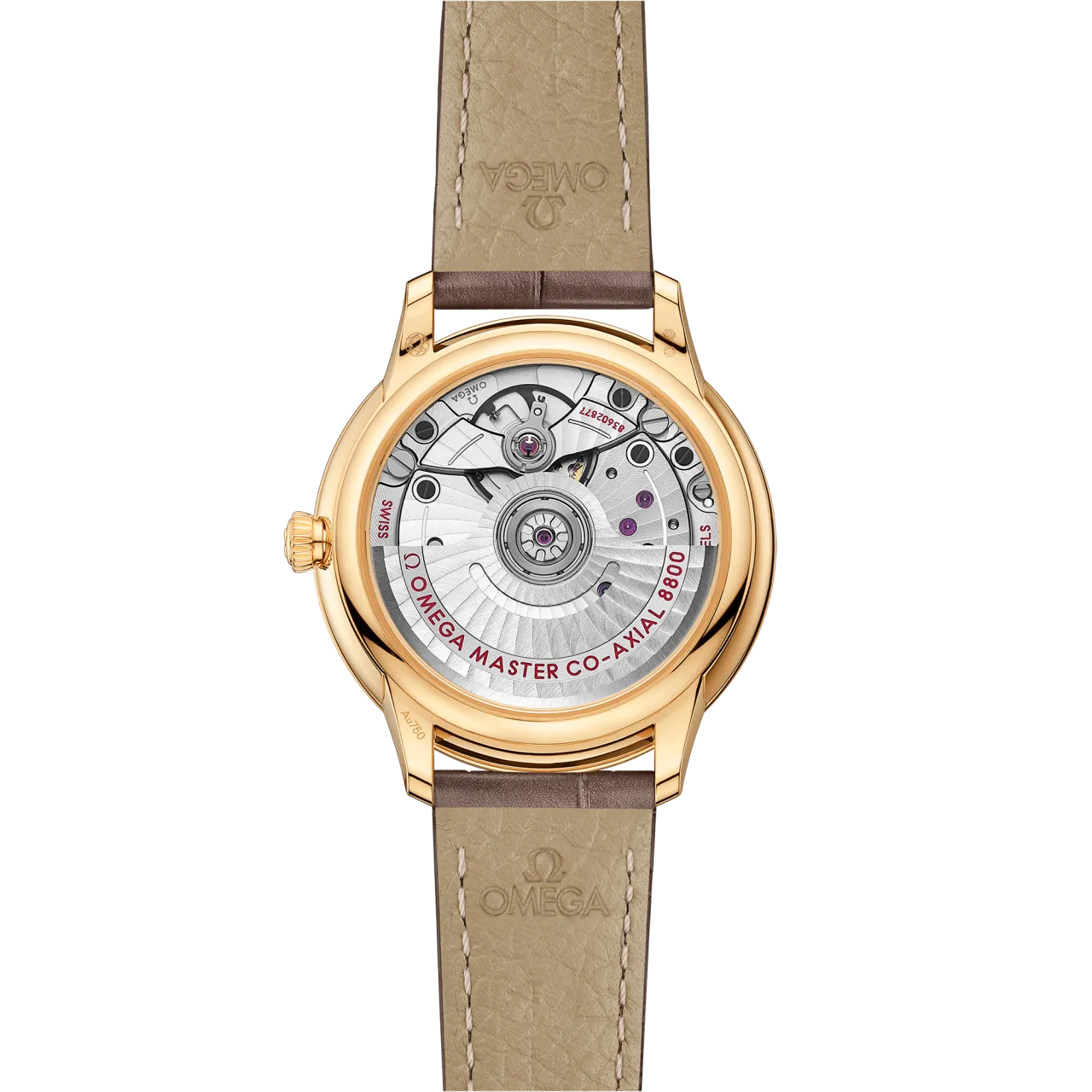 Omega De Ville Prestige Yellow Gold On Leather Strap 43453342055002 detay görseli 1