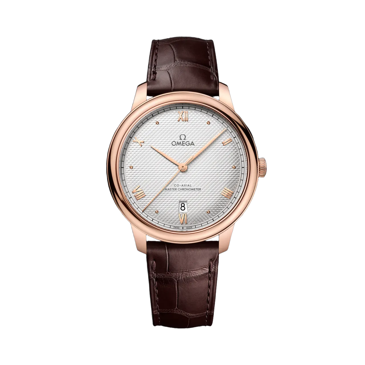 Omega De Ville Prestige Sedna Gold Leather Strap 43453402002001
