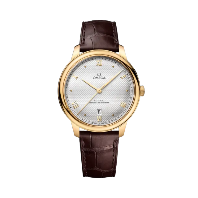 Beğenmek için çift tıkla Omega De Ville Prestige Yellow Gold On Leather Strap 43453402002002 Görsel 1