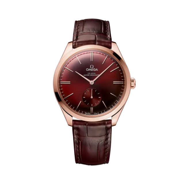 Omega De Ville Trésor Otomatik Burgundy 43553402111002 Görsel 1