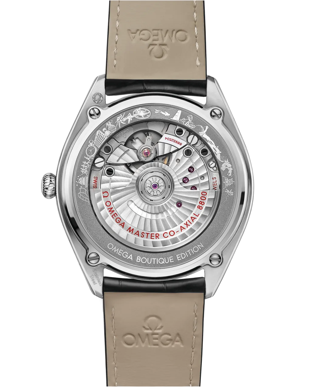 Omega Seamaster Boutique Editions Burgundy Otomatik 51113402011002 detay görseli 1