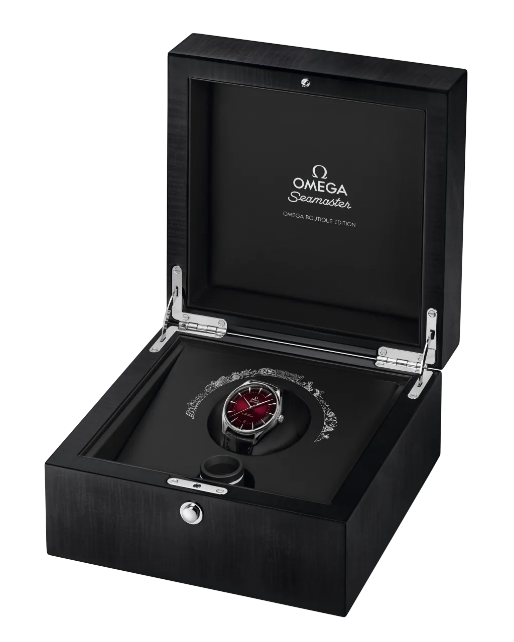 Omega Seamaster Boutique Editions Burgundy Otomatik 51113402011002 detay görseli 2