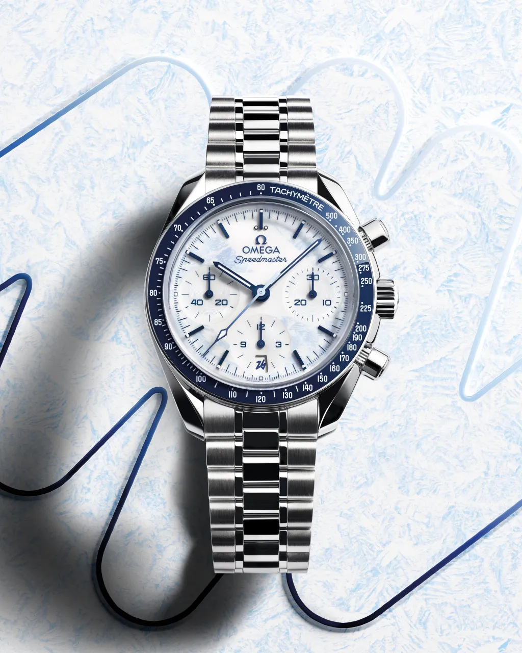 Omega Speedmaster 38 Milano Cortina 2026 Otomatik 52230385004001 detay görseli 4