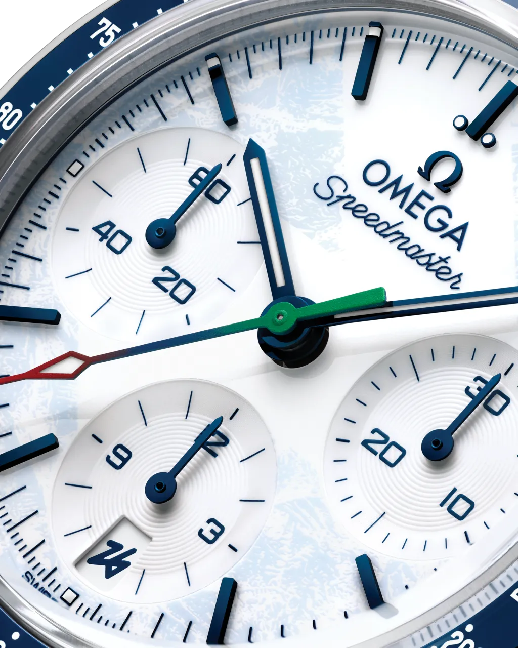 Omega Speedmaster 38 Milano Cortina 2026 Otomatik 52230385004002 detay görseli 2