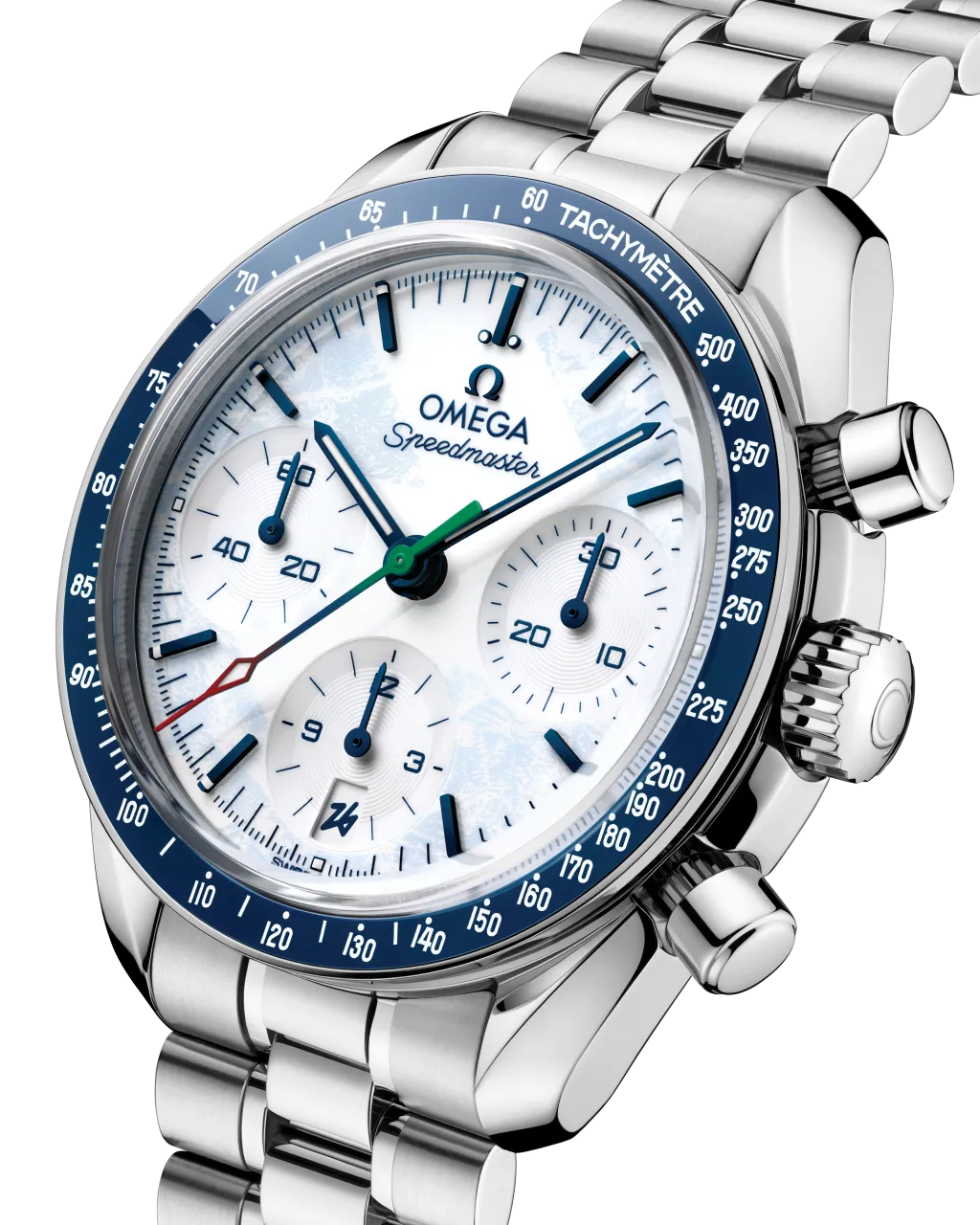Omega Speedmaster 38 Milano Cortina 2026 Otomatik 52230385004002 detay görseli 3