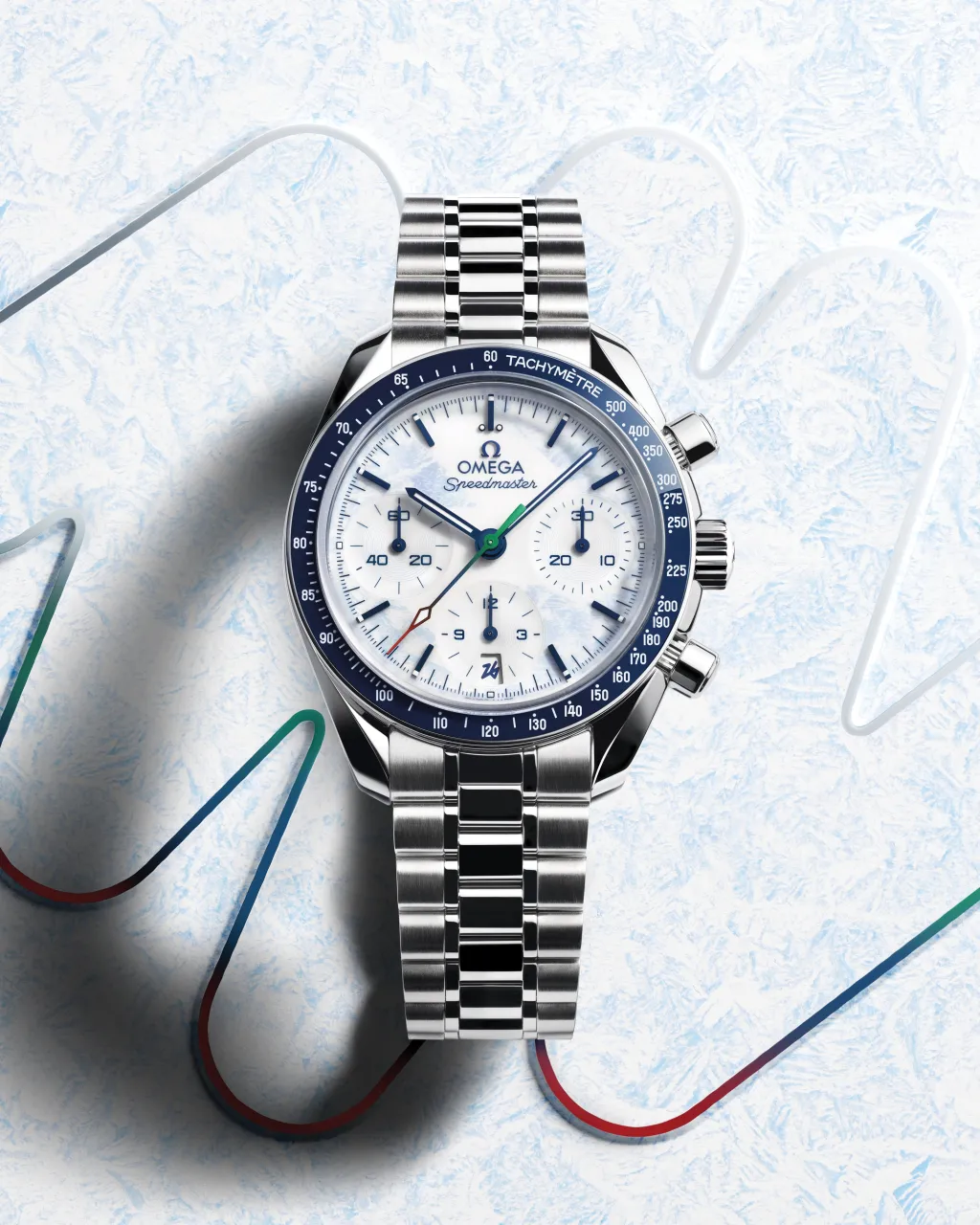 Omega Speedmaster 38 Milano Cortina 2026 Otomatik 52230385004002 detay görseli 4