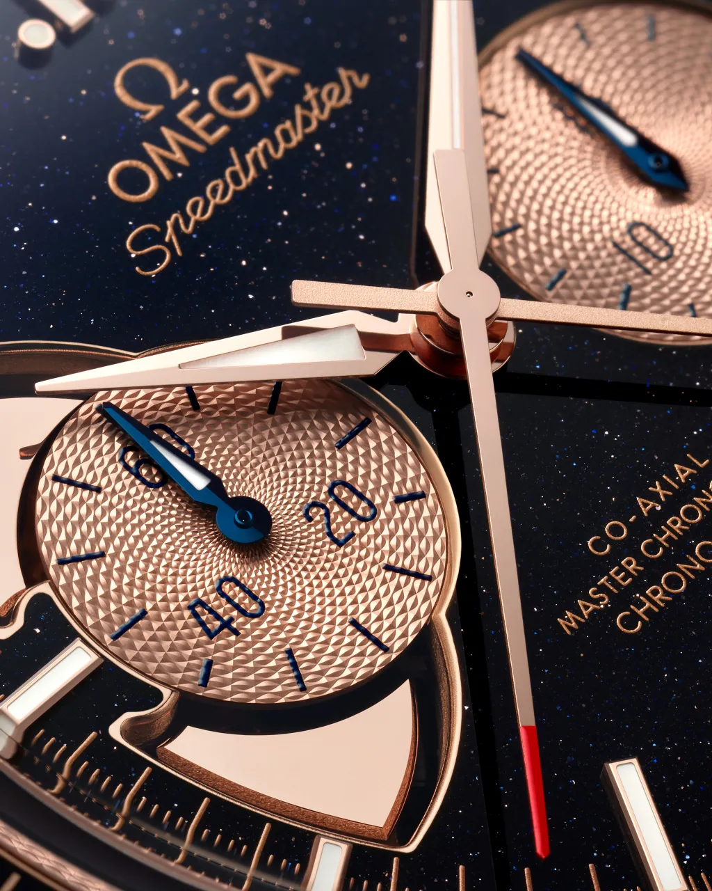 Omega Speedmaster Chrono Chime Sedna Gold 522504455203001 detay görseli 3