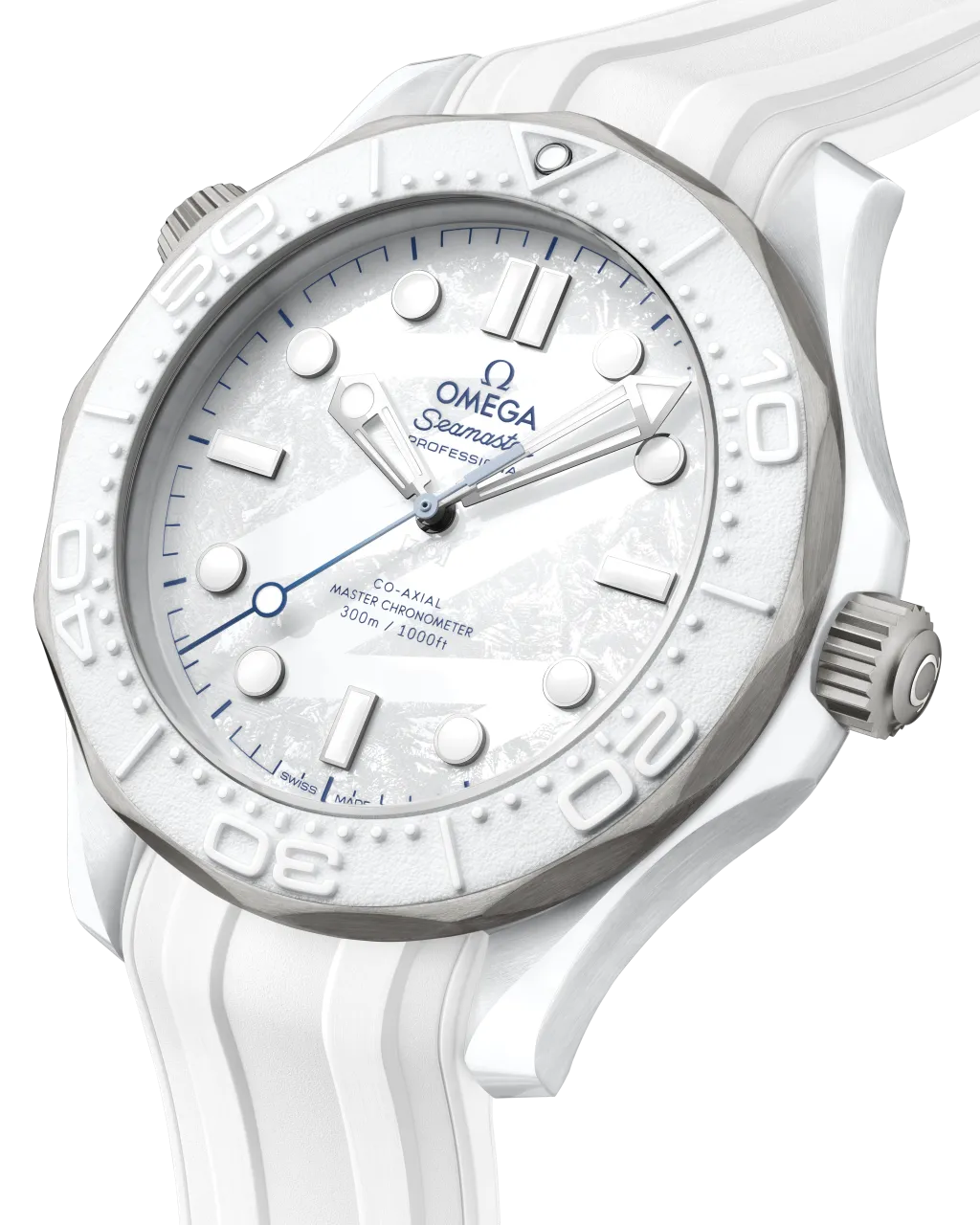 Omega Seamaster Diver 300M Milano Cortina 2026 Otomatik 52292442004001 detay görseli 3