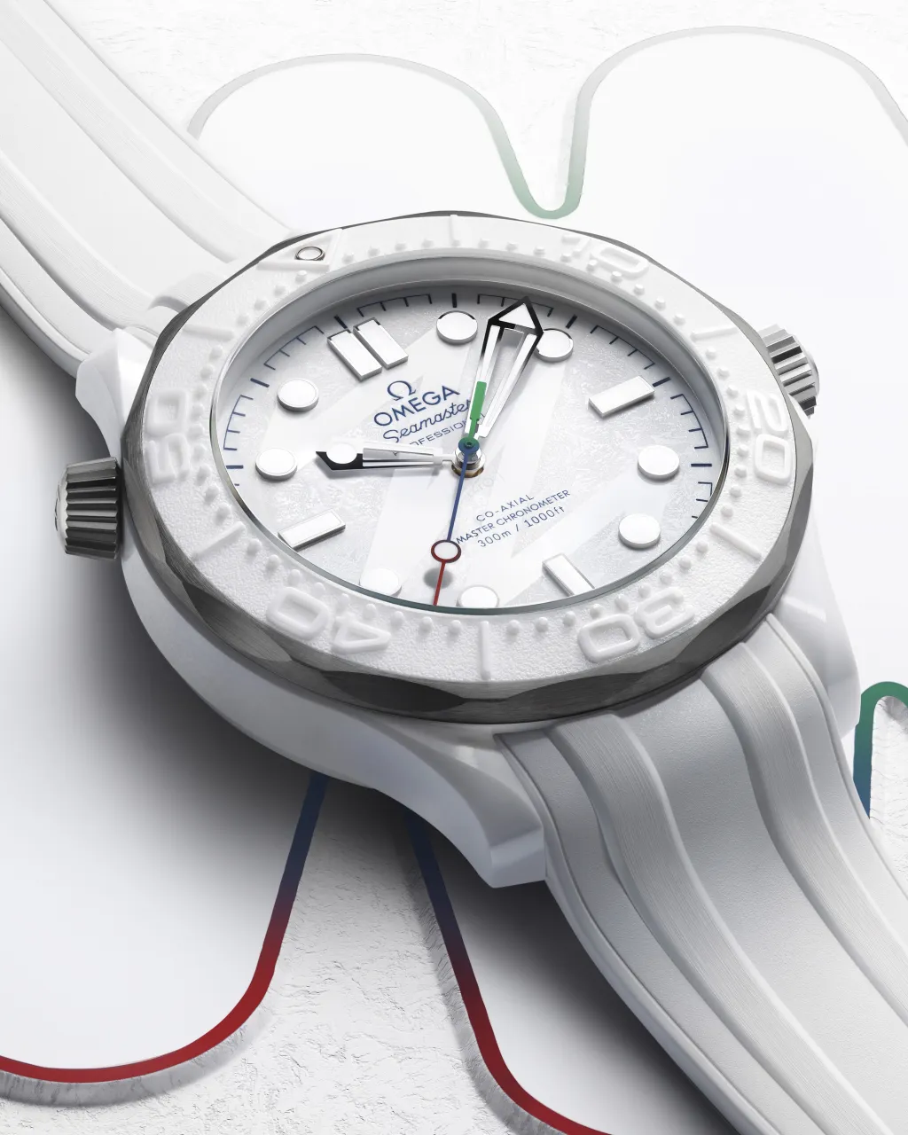 Omega Seamaster Diver 300M Milano Cortina 2026 Otomatik 52292442004002 detay görseli 4