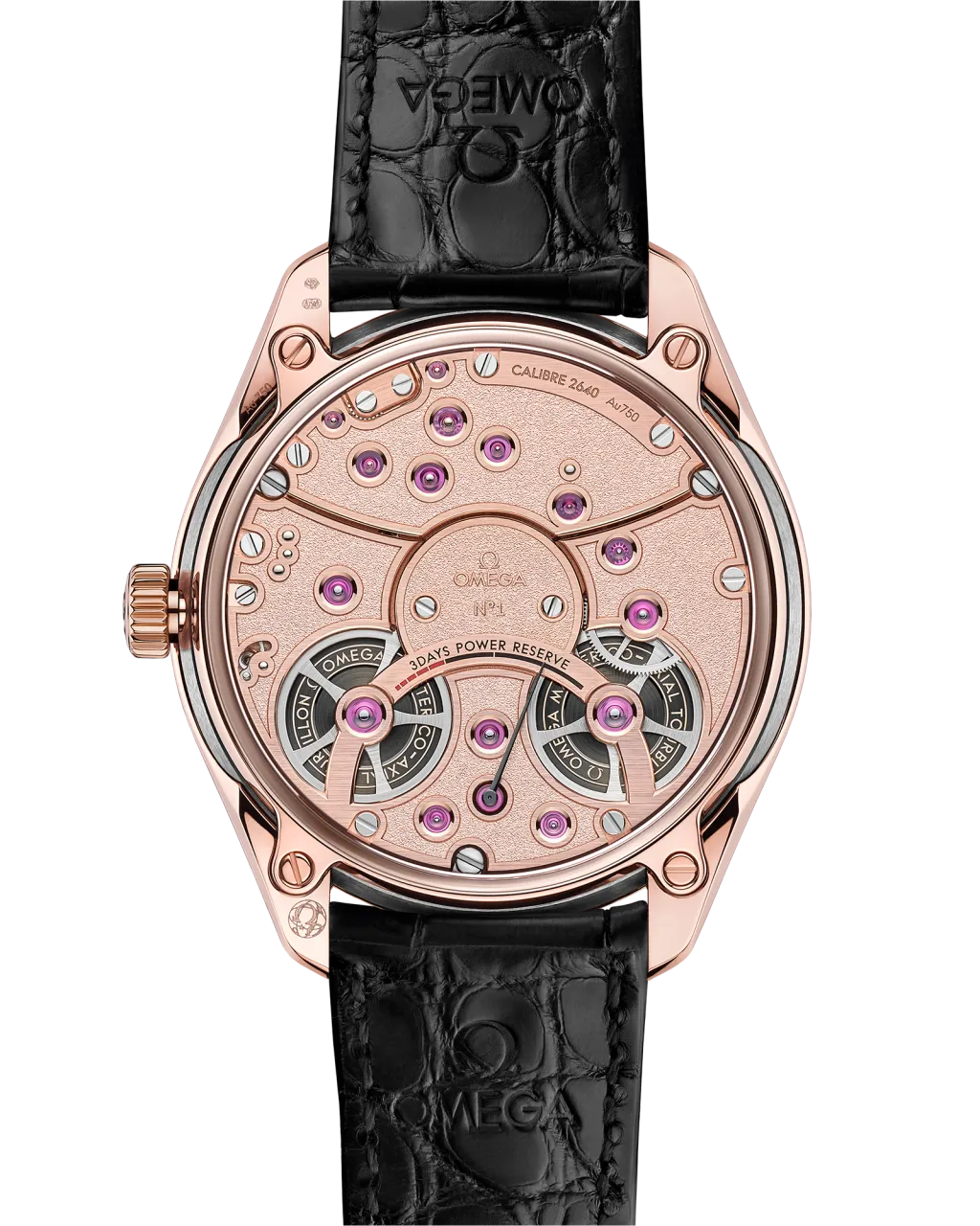 Omega De Ville Tourbillon Numbered Edition Otomatik Black 52953432201001 detay görseli 1