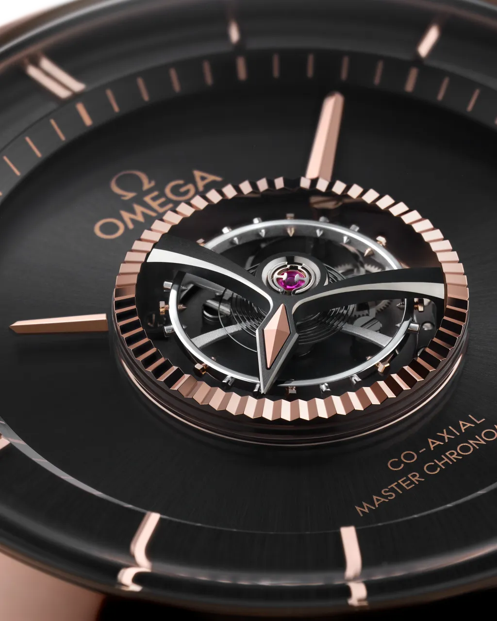 Omega De Ville Tourbillon Numbered Edition Otomatik Black 52953432201001 detay görseli 2