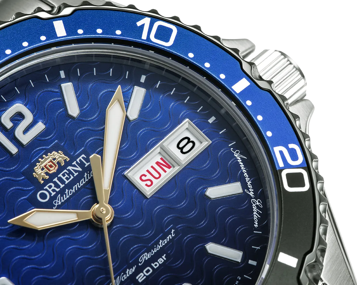 Orient Mako 20th Anniversary Edition Otomatik Mavi RA-AA0822L detay görseli 4