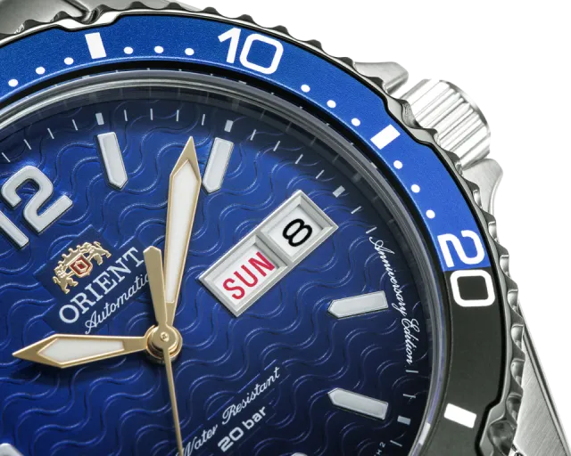 Orient Mako 20th Anniversary Edition Otomatik Mavi RA-AA0822L Görsel 5