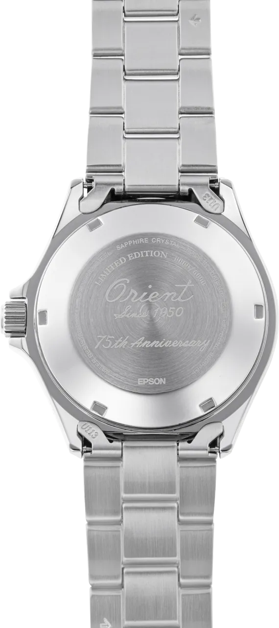 Orient Mako 75th Anniversary Limited Edition Otomatik Mavi RAAAA0823L detay görseli 3
