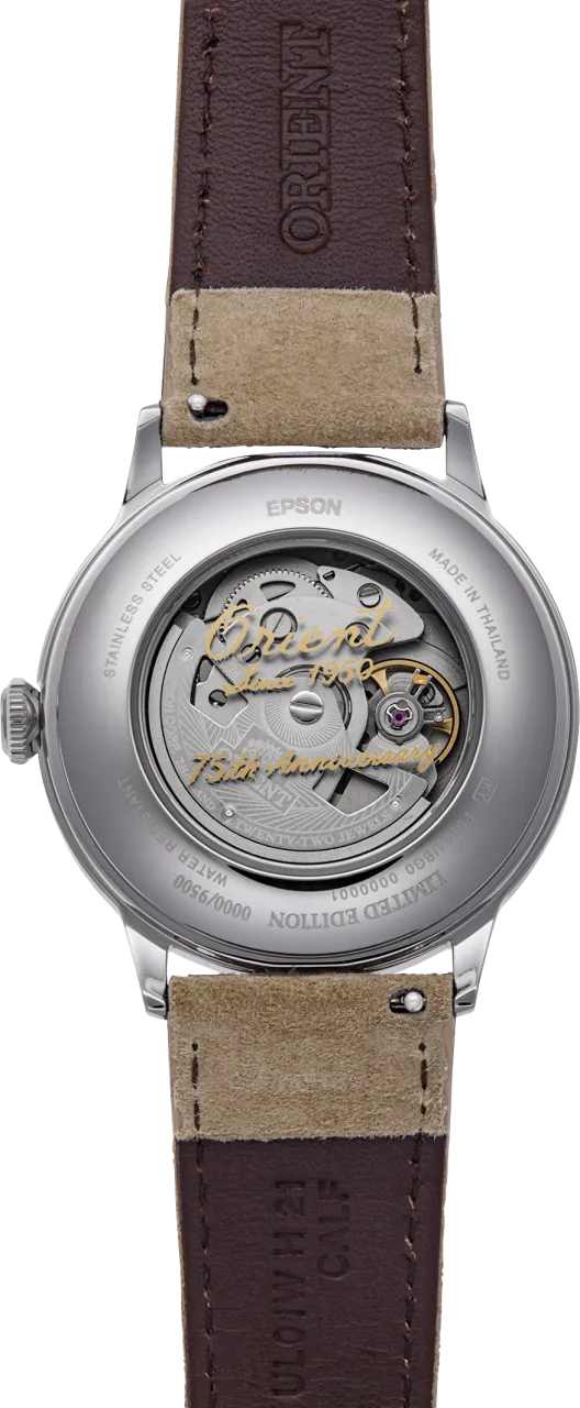 Orient Bambino 75th Anniversary Limited Edition Otomatik White RAAC0027S detay görseli 3
