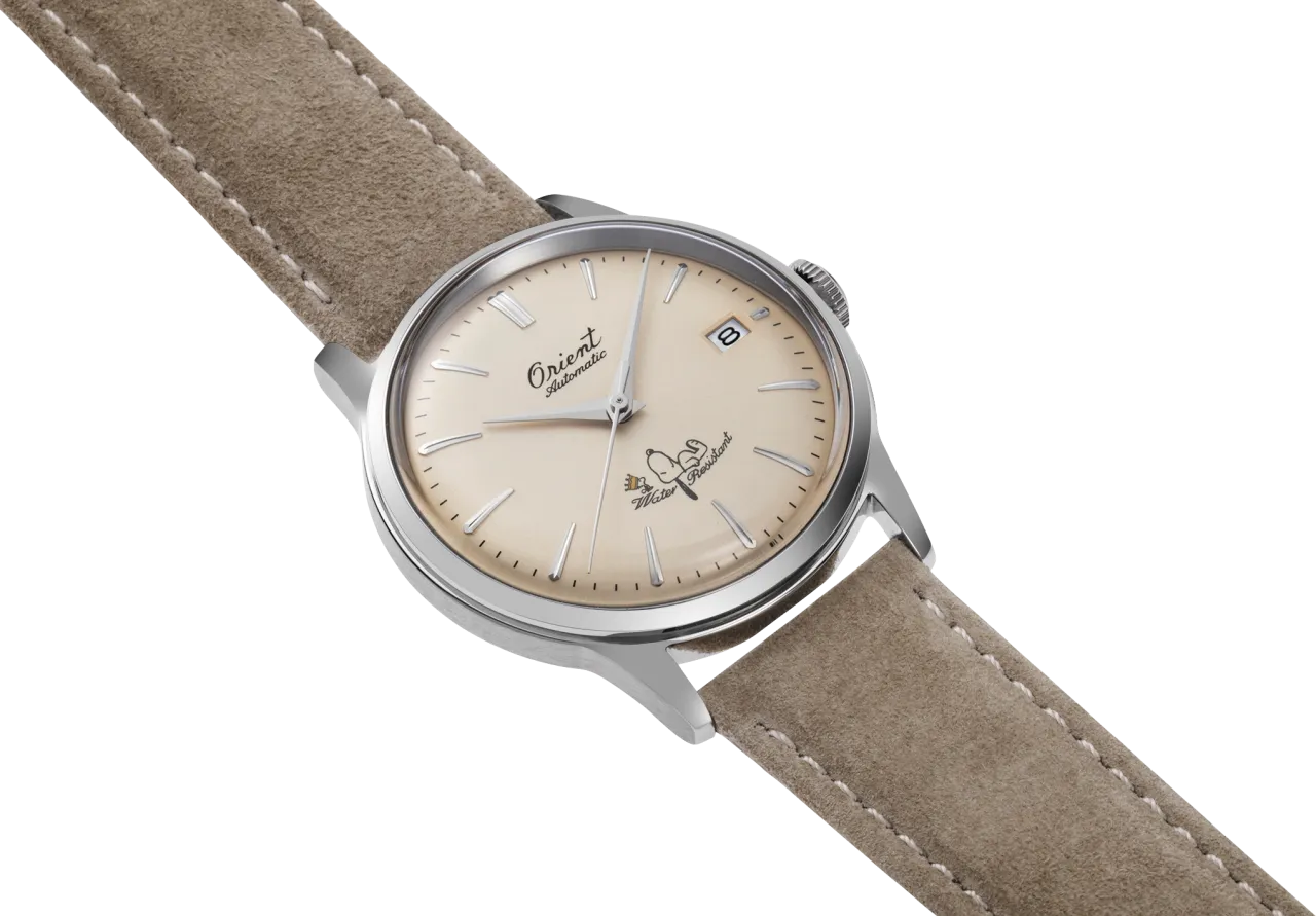 Orient Bambino 75th Anniversary Peanuts Edition Otomatik Bej RAAC0M17G detay görseli 1