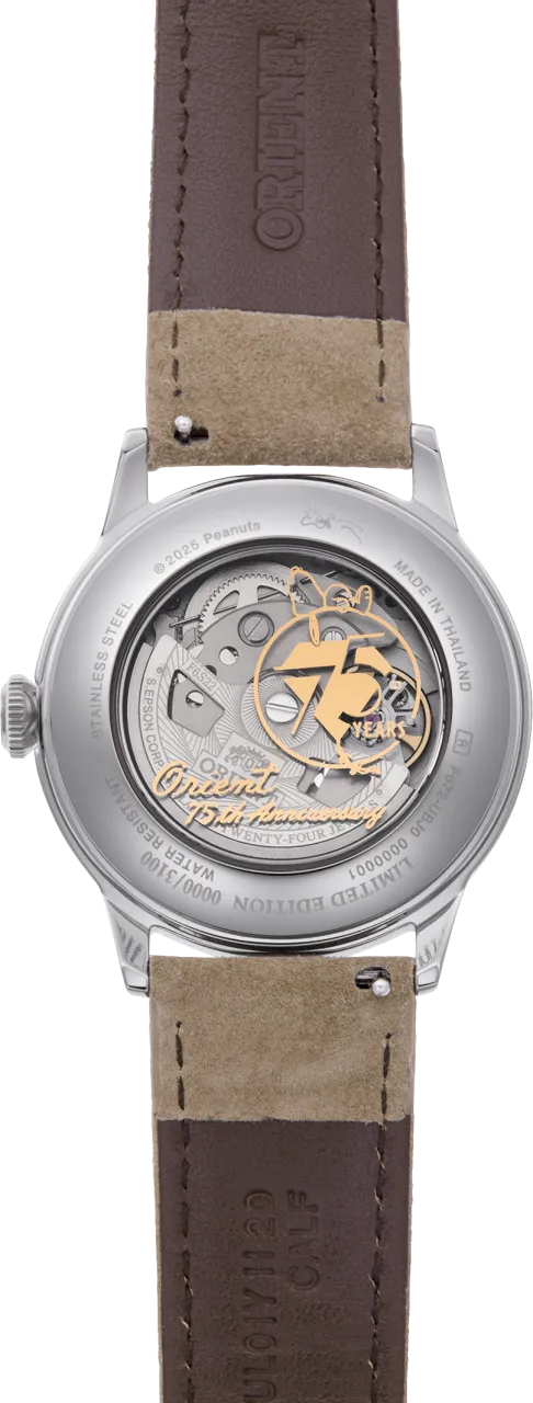Orient Bambino 75th Anniversary Peanuts Edition Otomatik Bej RAAC0M17G detay görseli 3