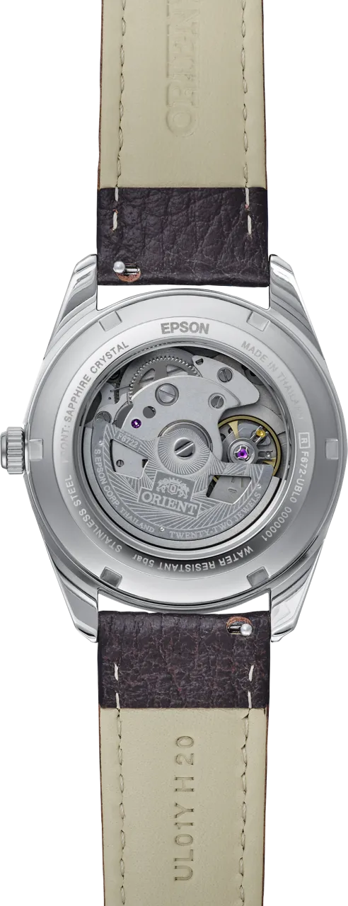 Orient Stretto Date Otomatik Kahverengi RAAC0R03Y detay görseli 2