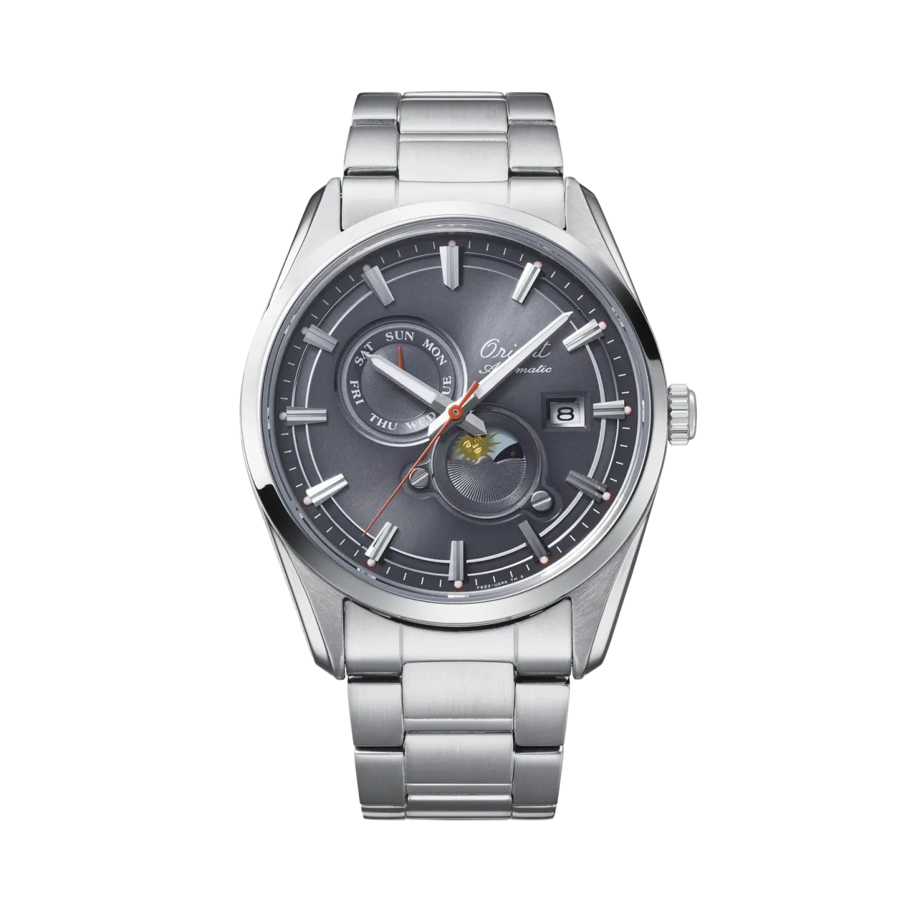 Orient Stretto Sun & Moon Otomatik Gri RA-AK0311N