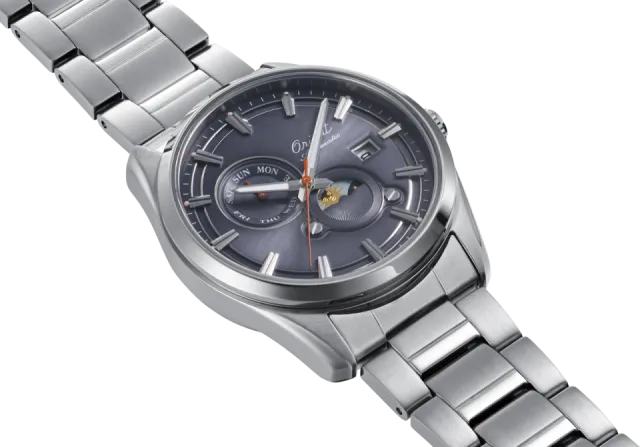 Orient Stretto Sun & Moon Otomatik Gri RA-AK0311N Görsel 2