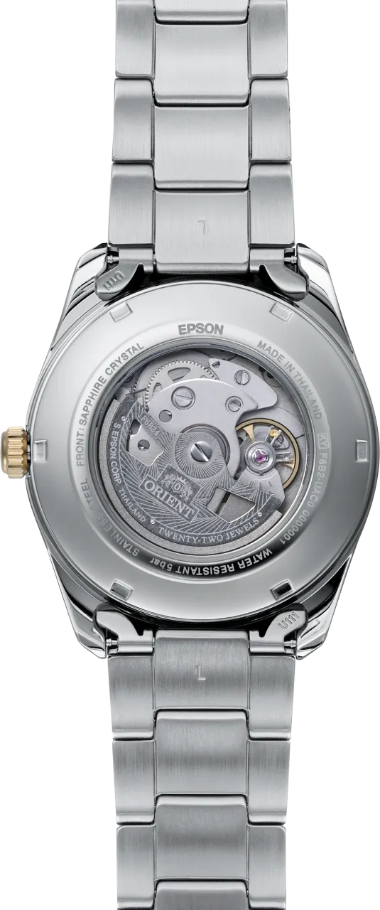 Orient Stretto Sun & Moon Otomatik Beyaz RA-AK0312S detay görseli 2
