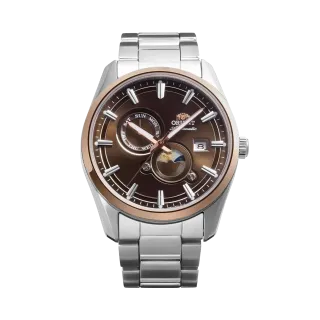 Orient Stretto Sun & Moon Brown RA-AK0313Y