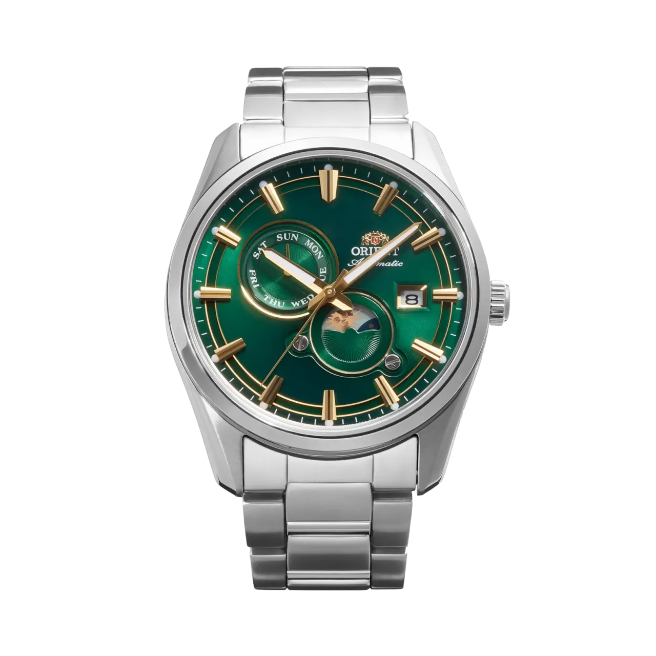 Orient Stretto Sun & Moon Yeşil RA-AK0314E