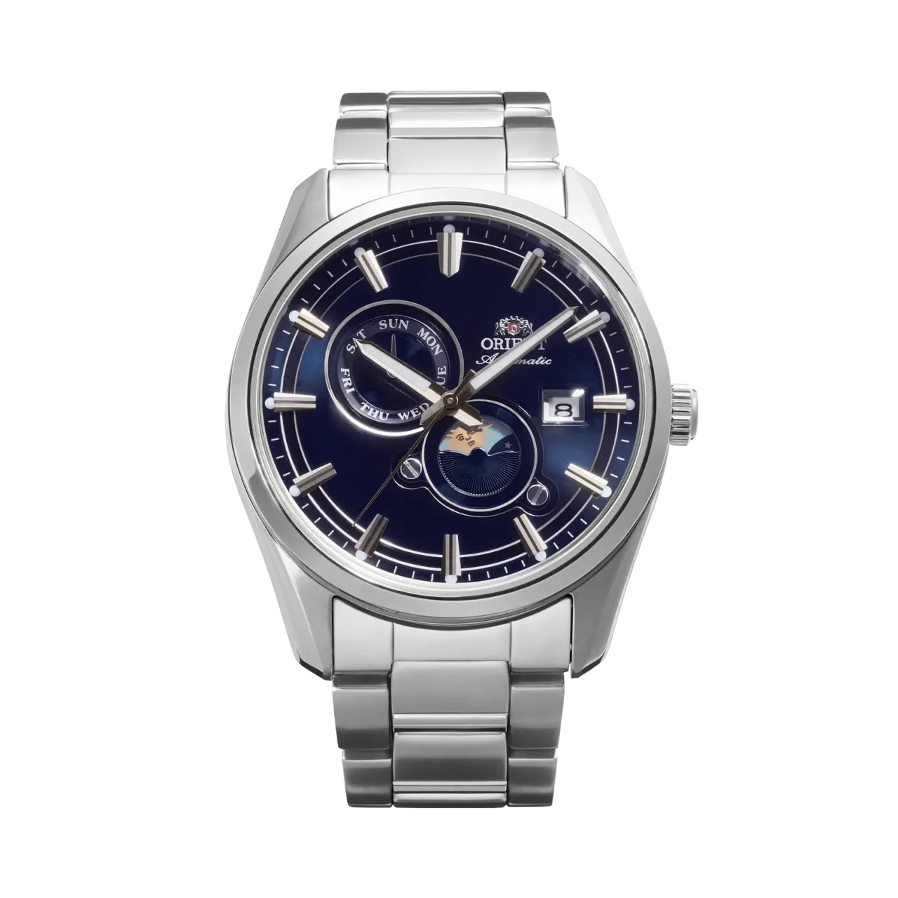 Orient Stretto Sun & Moon Otomatik Mavi RAAK0315L