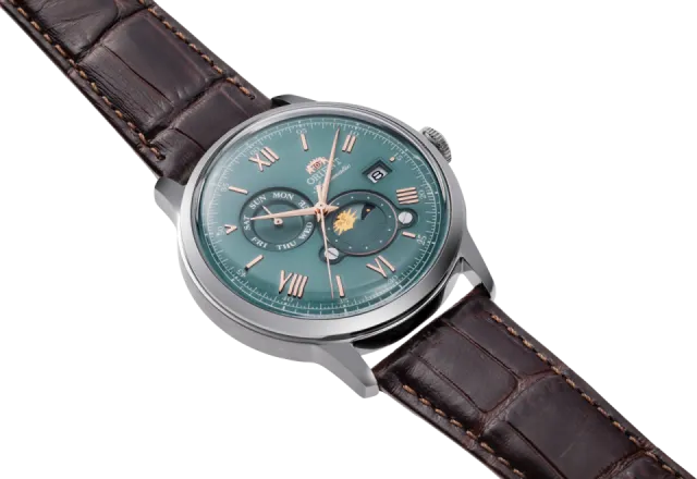 Orient Bambino Sun & Moon Otomatik Yeşil RAAK0805E Görsel 2