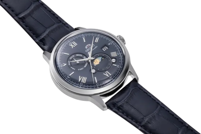 Orient Bambino Sun & Moon Otomatik Mavi RAAK0806L Görsel 2