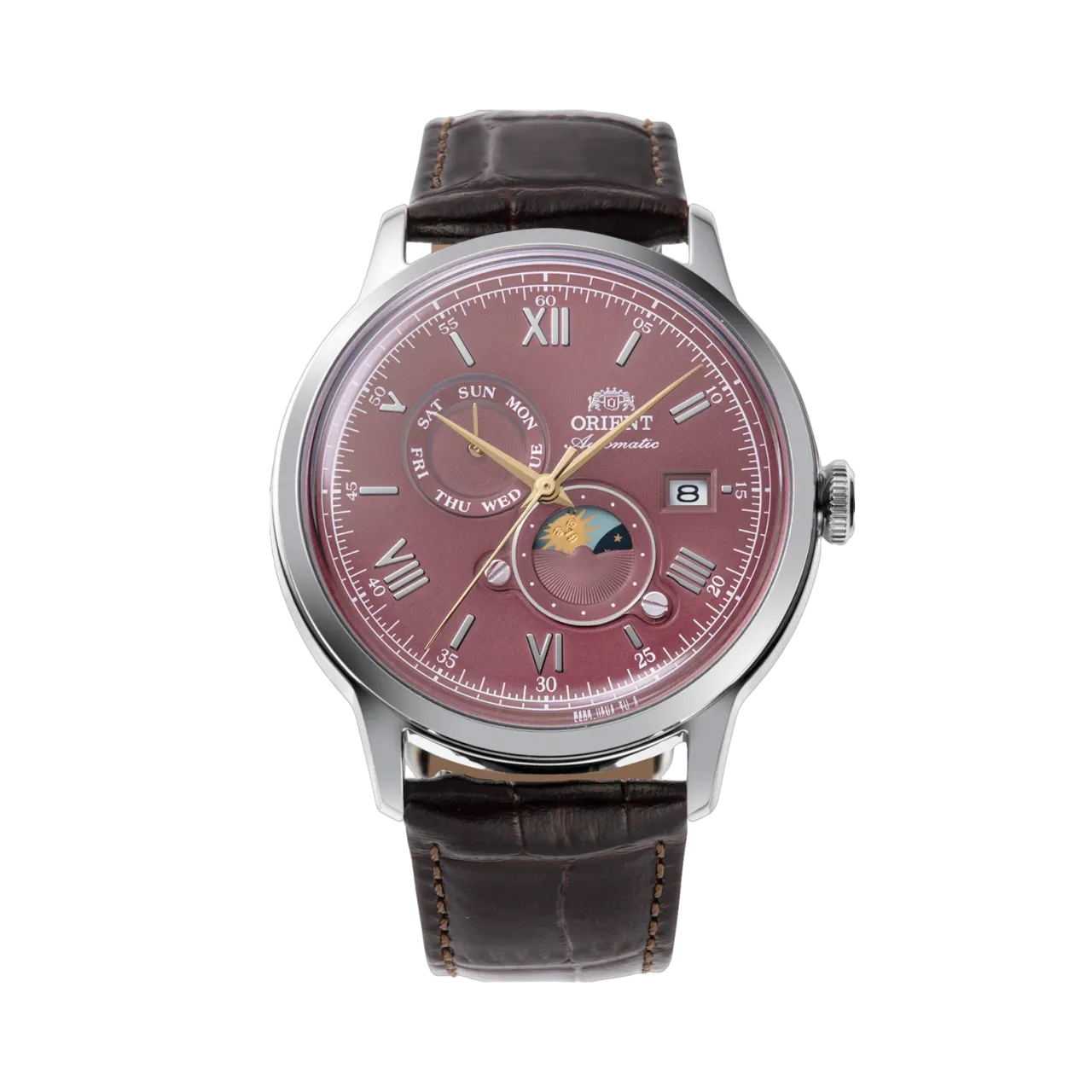 Orient Bambino Sun & Moon Otomatik Kırmızı RA-AK0807R