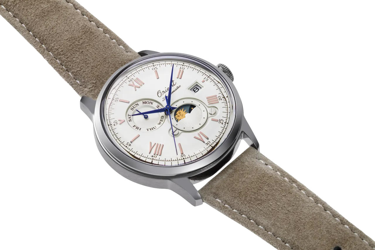 Orient Bambino Sun & Moon 75th Anniversary Limited Edition RA-AK0808S detay görseli 1
