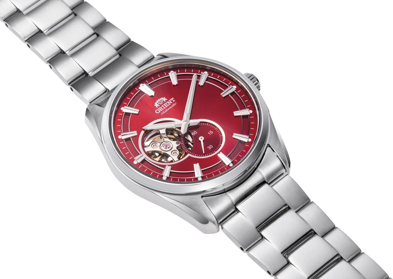 Orient AR00 Semi Skeleton Red RAAR0010R detay görseli 1