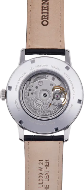 Orient Bambino Sun & Moon Semi Skeleton Otomatik Beyaz RAAS0011S Görsel 5