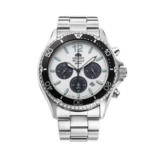 Orient Mako Chronograph Solar Beyaz RA-TX0203S