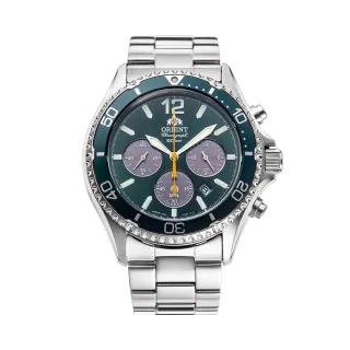 Orient Mako Chronograph Solar Yeşil RN-TX0204E