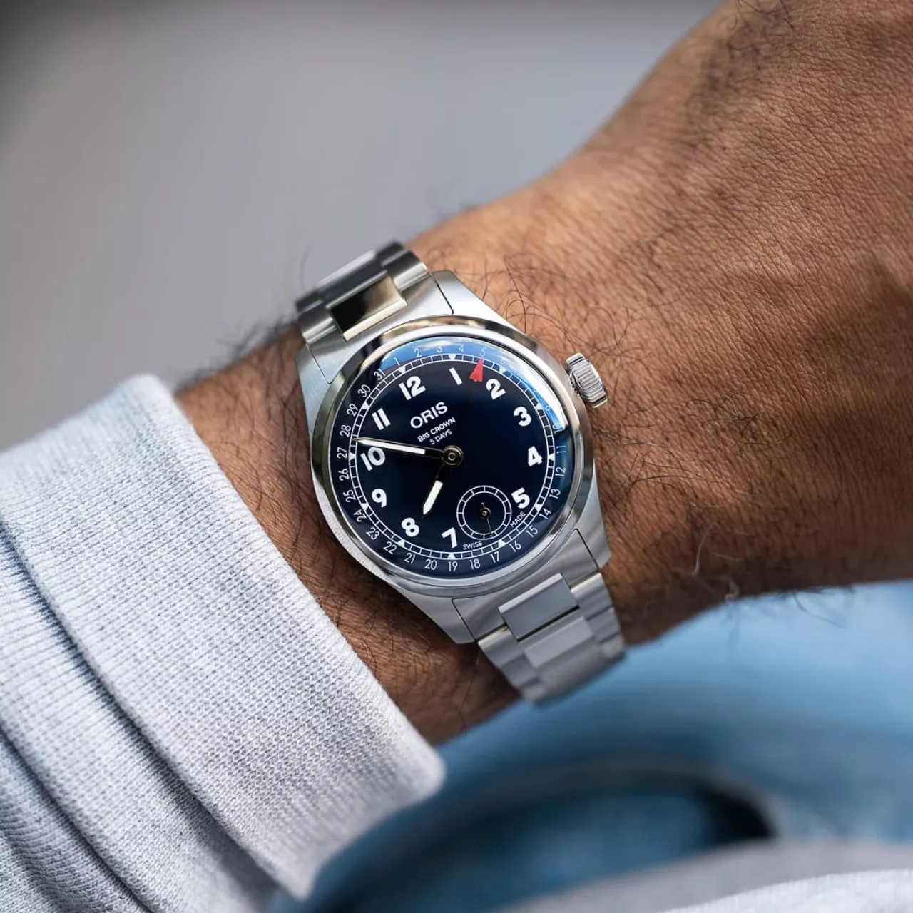 Oris Big Crown 01 403 7776 4065-07 8 19 06 detay görseli 5