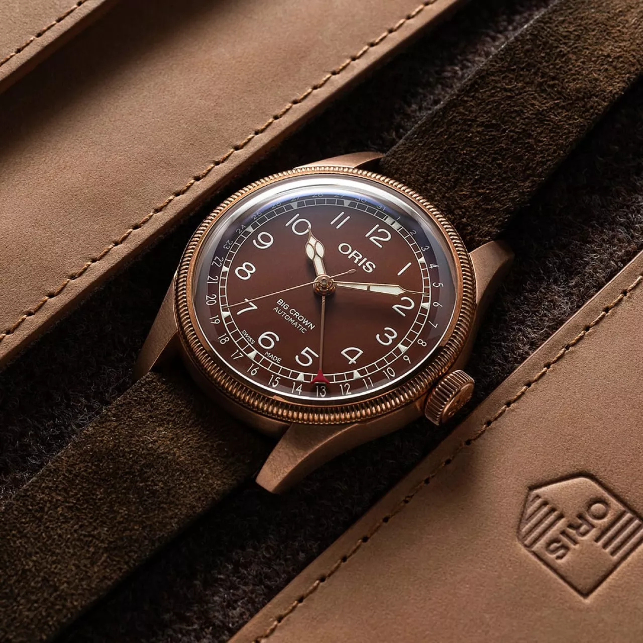 Oris Big Crown 01 754 7741 3166-07 5 20 74BR detay görseli 1