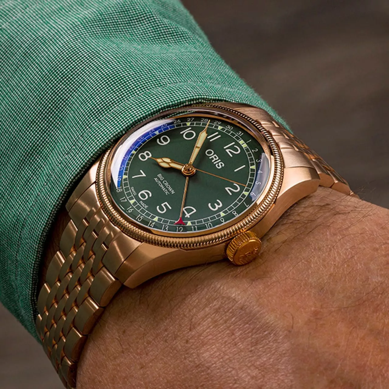 Oris Big Crown 01 754 7741 3167-07 8 20 01 detay görseli 2