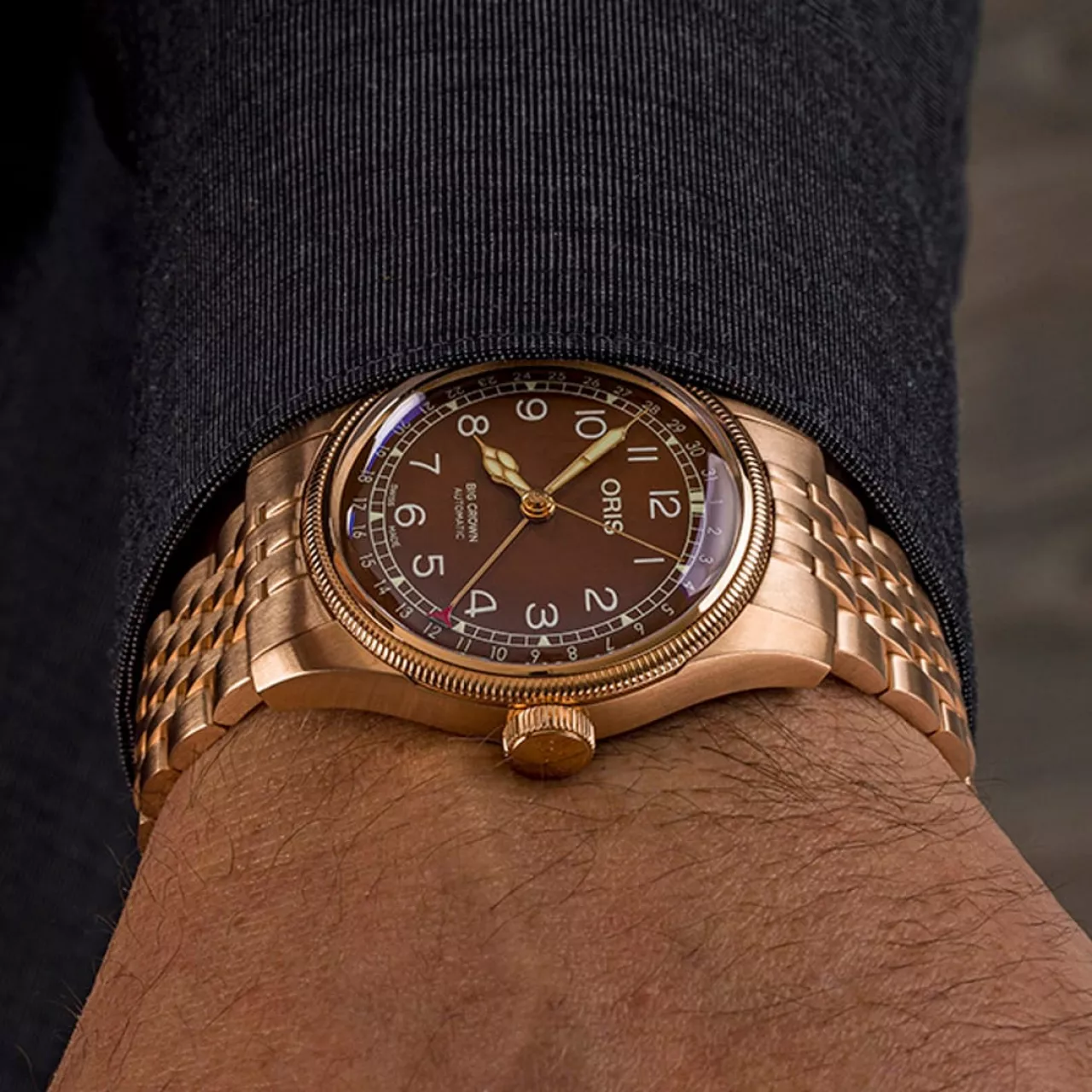 Oris Big Crown 01 754 7741 3168-07 8 20 01 detay görseli 2