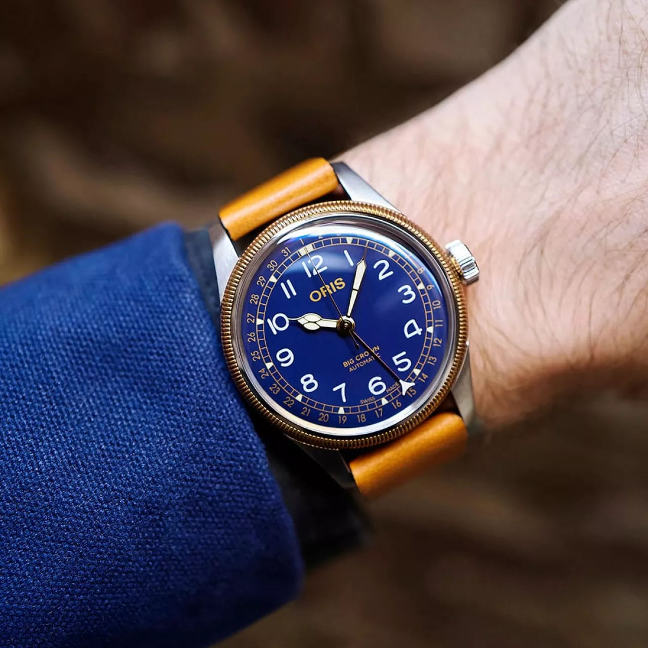 Oris Big Crown 01 754 7741 4365-07 5 20 71 detay görseli 1