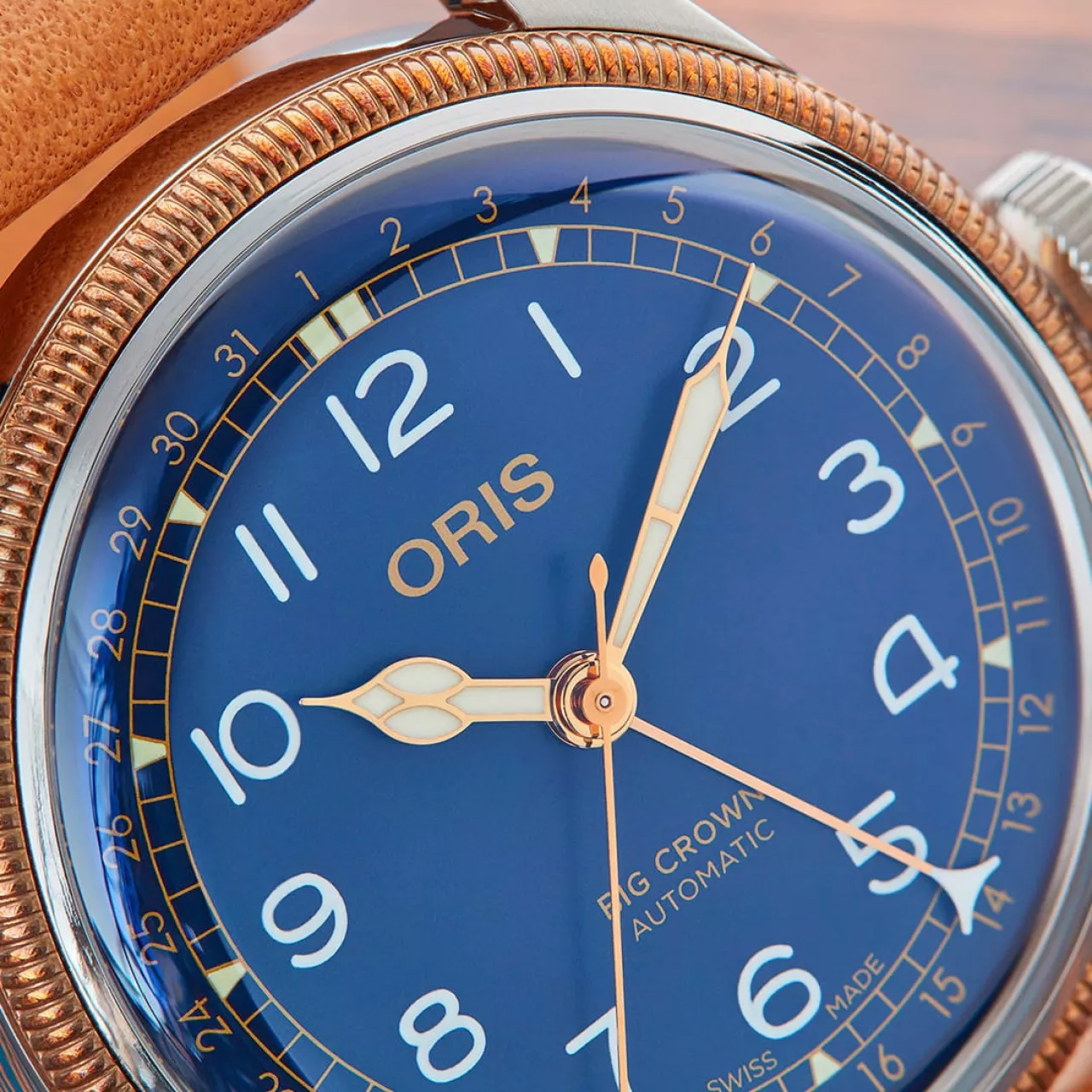 Oris Big Crown 01 754 7741 4365-07 5 20 71 detay görseli 2