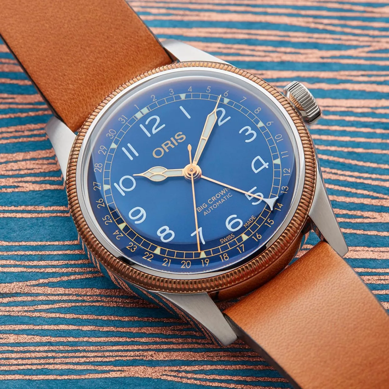 Oris Big Crown 01 754 7741 4365-07 5 20 71 detay görseli 3