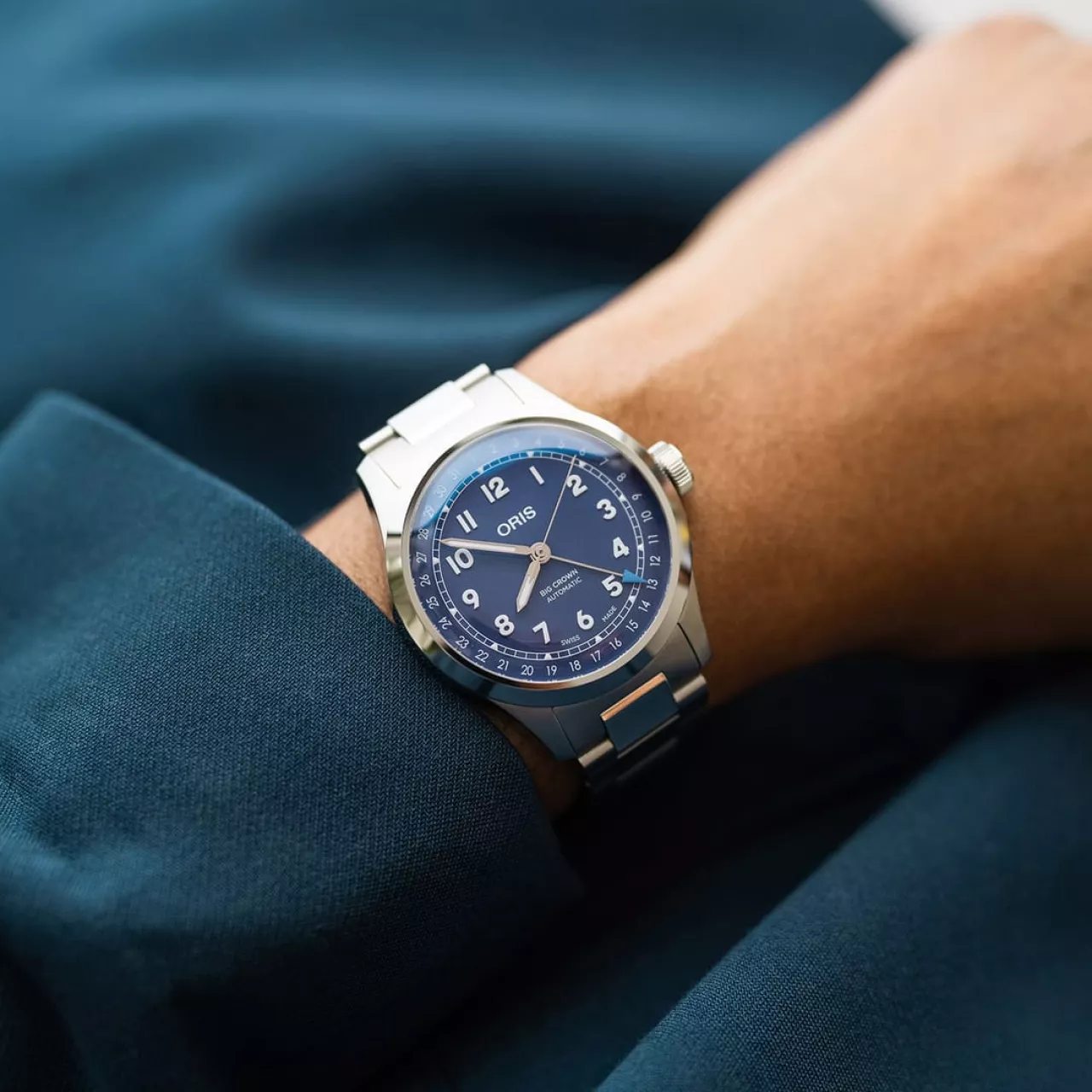 Oris Big Crown 01 754 7798 4068-07 8 20 06 detay görseli 1