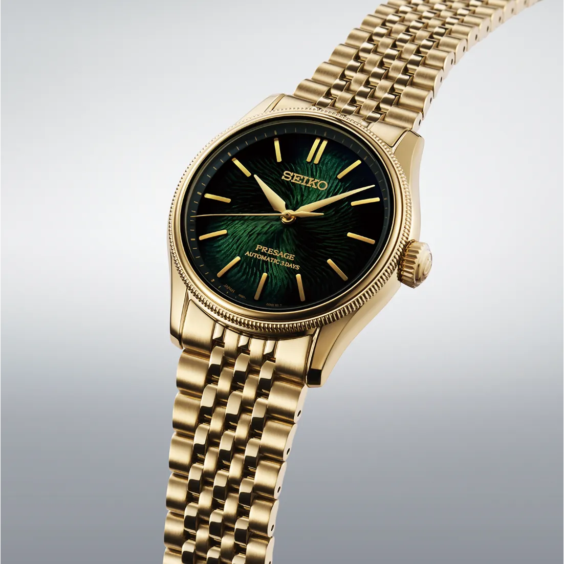 Seiko Presage Classic Series TRADMAN'S BONSAI Otomatik Yeşil HCC009 detay görseli 3