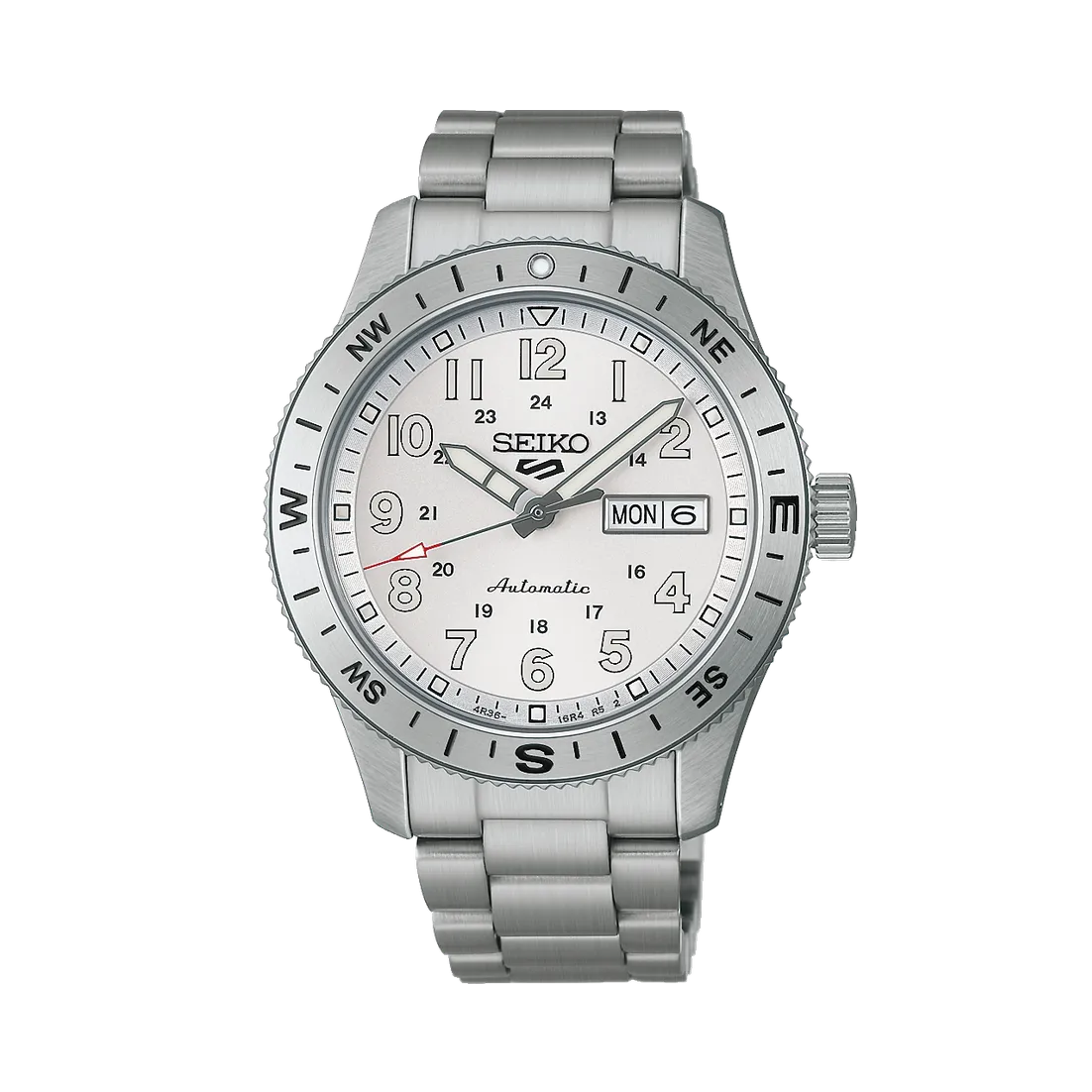 Seiko 5 Sports Field Series Otomatik Gümüş Beyaz HDB007