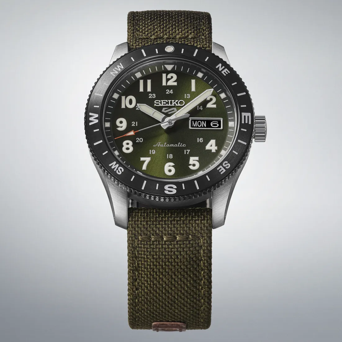 Seiko 5 Sports Field Series Otomatik Yeşil HDB008 detay görseli 5