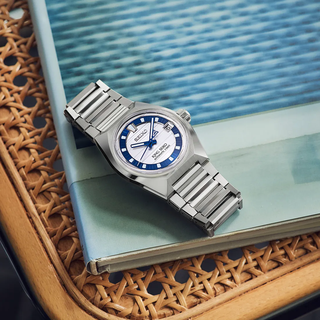 Seiko King Seiko VANAC Otomatik Gümüş-Beyaz HKF004 detay görseli 3