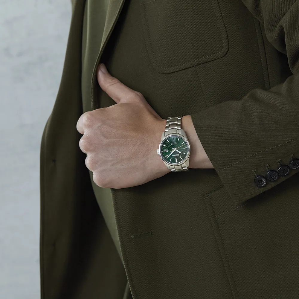 Seiko Presage Sharp Edged Series Otomatik SPB169 detay görseli 1