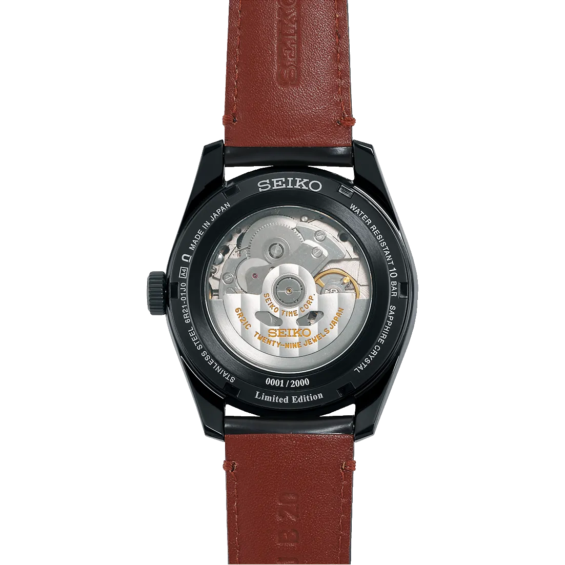 Seiko Presage Sharp Edged Series Kabuki İlhamlı Otomatik SPB329 detay görseli 4